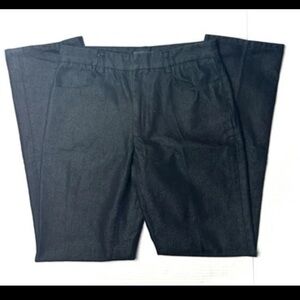 Banana Republic Women's‎ 6 Black Dress Pants Stretch Pleated Pockets Cotton